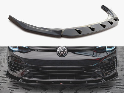 Maxton Design Front Splitter V.2 VW Golf R Mk8