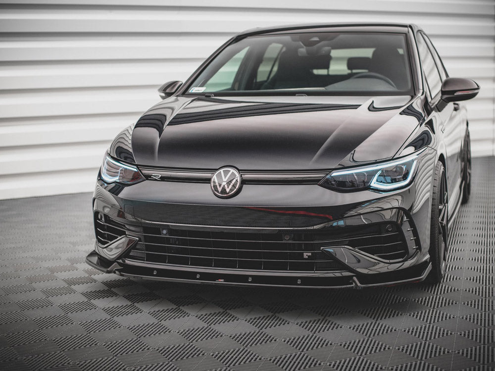 Maxton Design Front Splitter V.2 VW Golf R Mk8