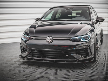 Maxton Design Front Splitter V.2 VW Golf R Mk8