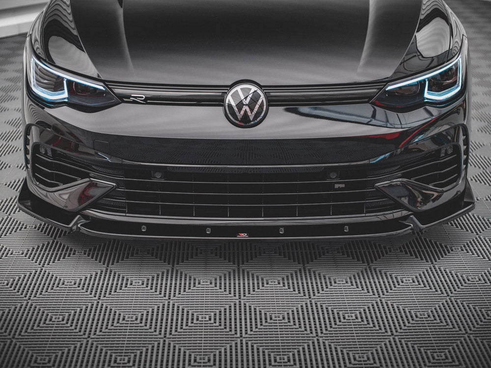 Maxton Design Front Splitter V.2 VW Golf R Mk8
