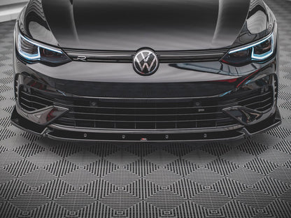 Maxton Design Front Splitter V.2 VW Golf R Mk8