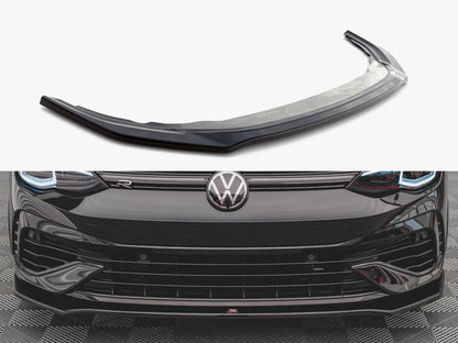 Maxton Design Front Splitter V.3 VW Golf R Mk8 TEXTURED