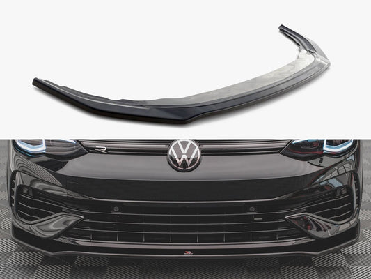 Maxton Design Front Splitter V.3 VW Golf R Mk8 TEXTURED