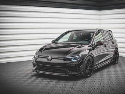 Maxton Design Front Splitter V.6 VW Golf R Mk8