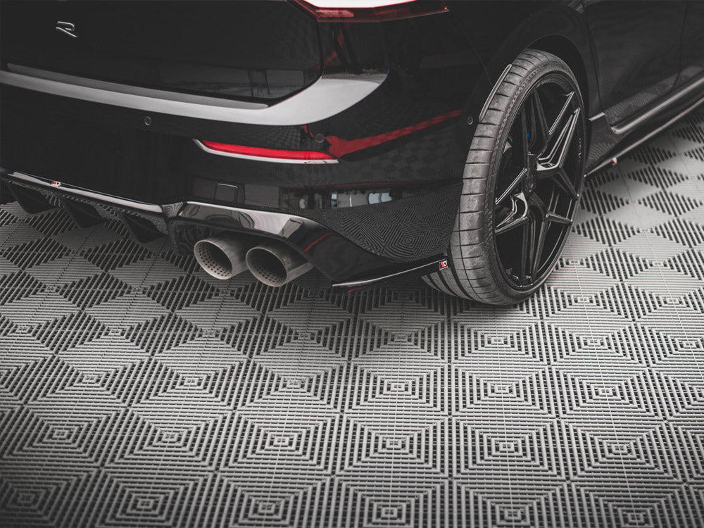 Maxton Design Rear Side Splitters V.3 VW Golf R Mk8