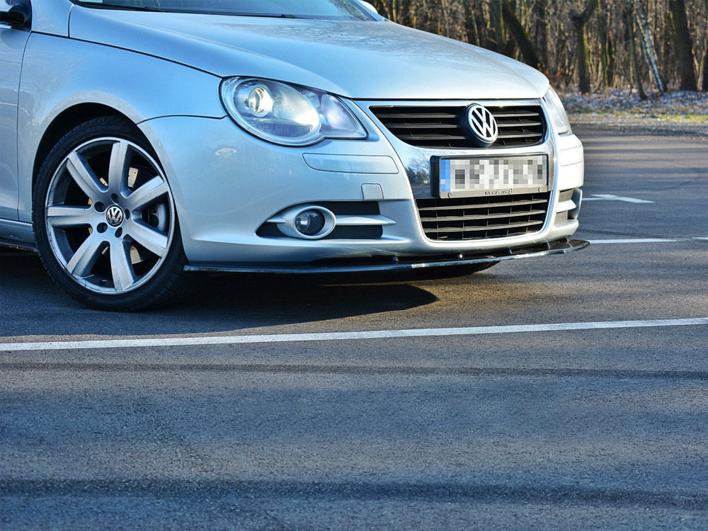 Maxton Design Front Splitter V.1 VW EOS - Carbon Look