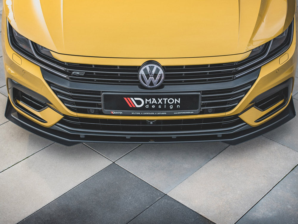 Maxton Design Street PRO Front Splitter + Flaps VW Arteon R-Line
