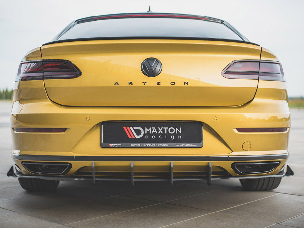 Maxton Design Street PRO Rear Diffuser + Flaps VW Arteon R-Line