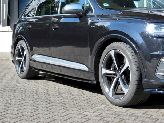 Maxton Design Side Skirts Diffusers Audi SQ7 / Q7 S-Line Mk2 - Textured