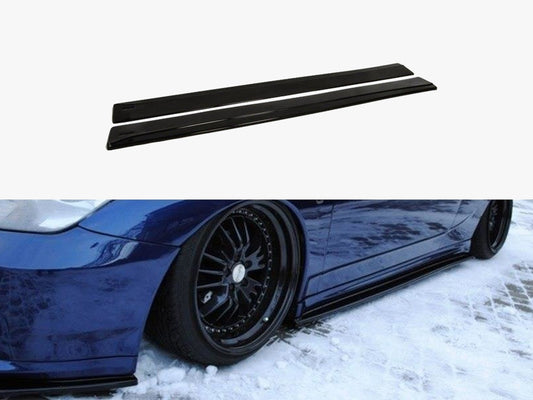 Maxton Design Side Skirts Diffusers Toyota Celica T23 TS Preface - Carbon Look