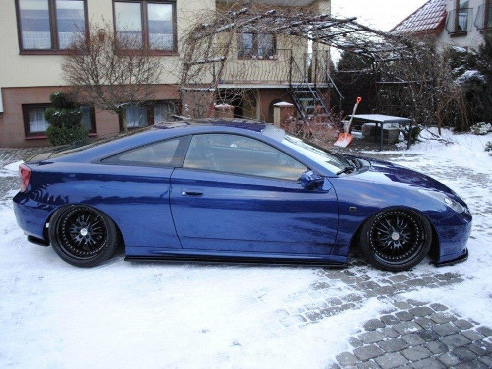 Maxton Design Side Skirts Diffusers Toyota Celica T23 TS Preface - Textured