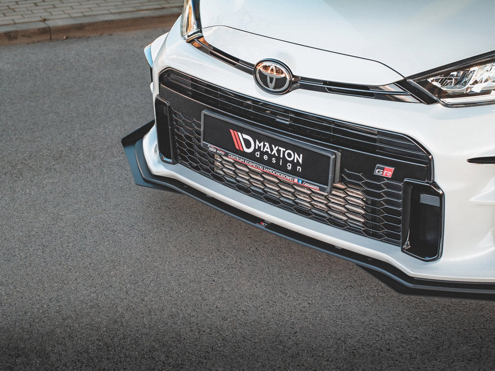 Maxton Design Street PRO Front Splitter + Flaps Toyota GR Yaris Mk4