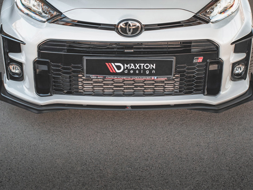 Maxton Design Street PRO Front Splitter + Flaps Toyota GR Yaris Mk4