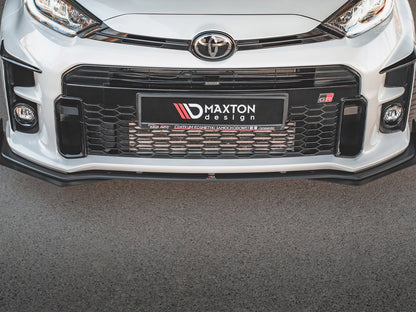 Maxton Design Street PRO Front Splitter + Flaps Toyota GR Yaris Mk4