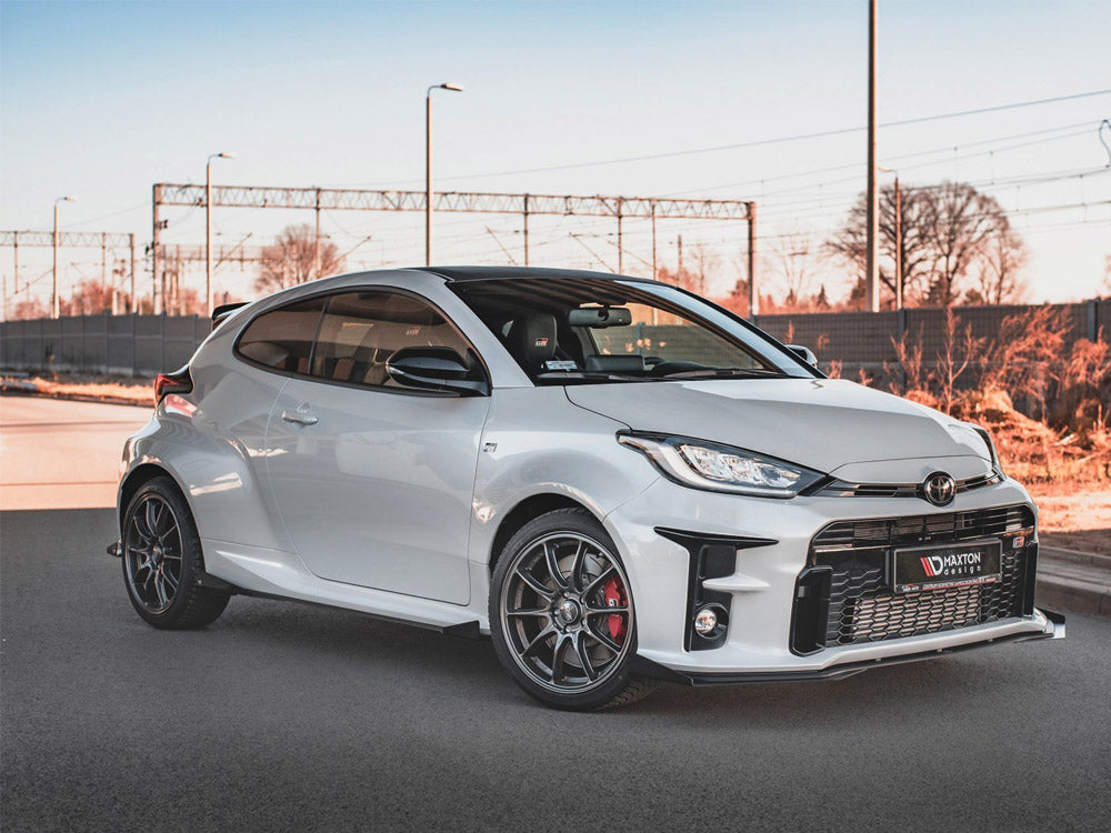 Maxton Design Street PRO Front Splitter + Flaps Toyota GR Yaris Mk4