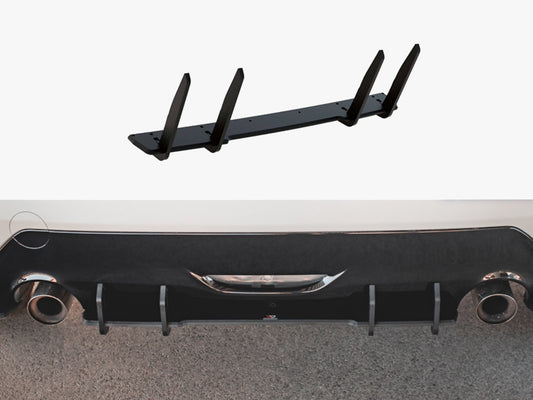 Maxton Design Street PRO Rear Diffuser Toyota GR Yaris Mk4 - Black-Red