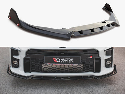 Maxton Design Front Splitter V.2 + Flaps Toyota GR Yaris Mk4
