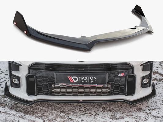 Maxton Design Front Splitter V.3 + Flaps Toyota GR Yaris Mk4