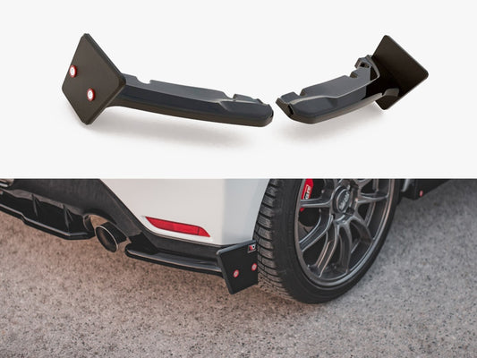 Maxton Design Rear Side Splitters V.2 + Flaps Toyota GR Yaris Mk4