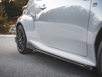 Maxton Design Side Skirts Diffusers V.2 + Flaps Toyota GR Yaris Mk4