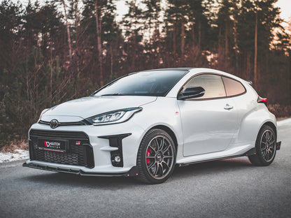 Maxton Design Side Skirts Diffusers V.2 + Flaps Toyota GR Yaris Mk4