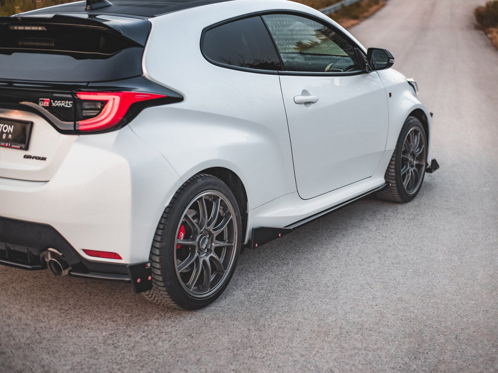 Maxton Design Side Skirts Diffusers V.2 + Flaps Toyota GR Yaris Mk4