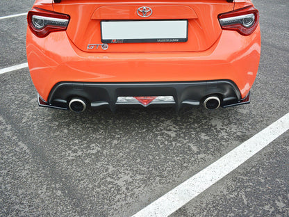Maxton Design Rear Side Splitters V.1 Toyota GT86 Facelift - Carbon Look