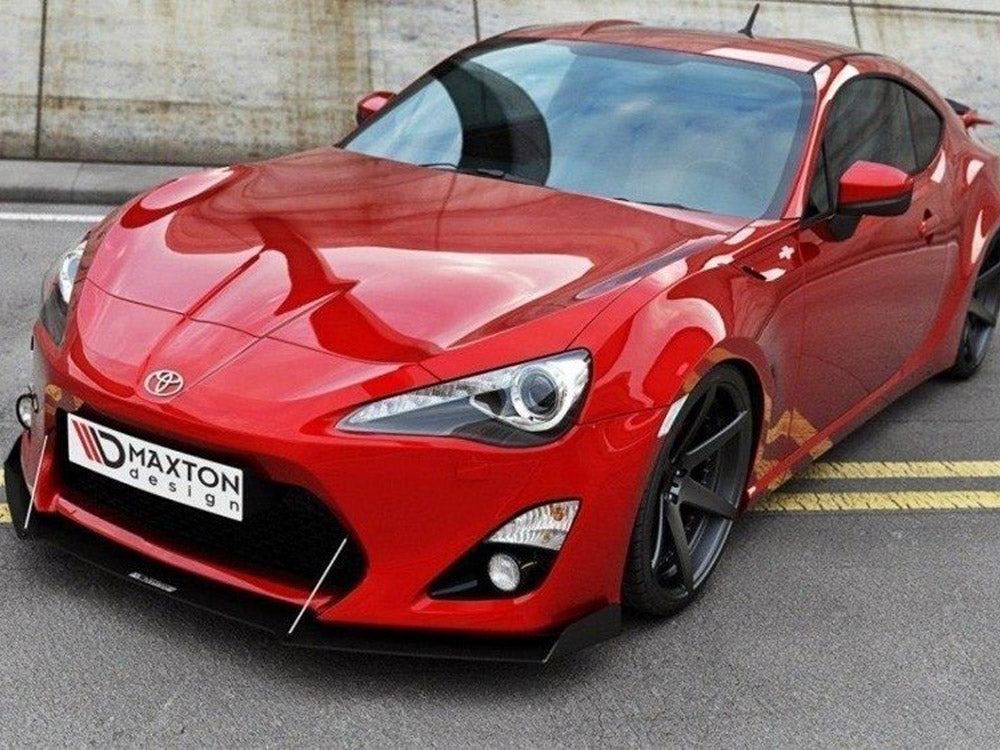 Maxton Design Front Racing Splitter Toyota GT86 (With Wings)