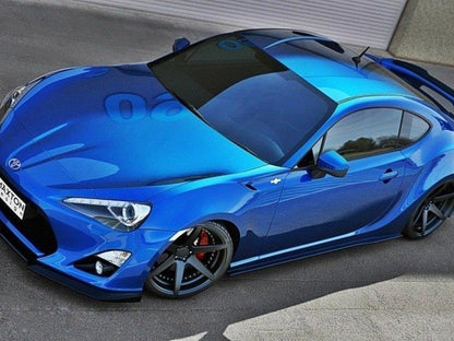 Maxton Design Side Skirts Splitters Toyota GT86 Facelift (2012-2016) - Carbon Look