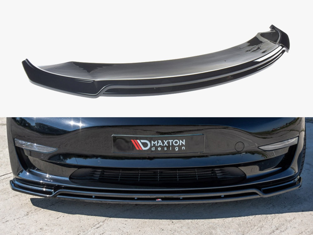 Maxton Design Front Splitter V.2 Tesla Model 3