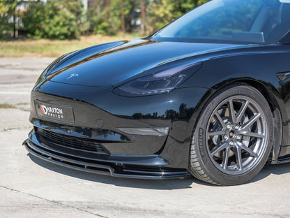 Maxton Design Front Splitter V.2 Tesla Model 3