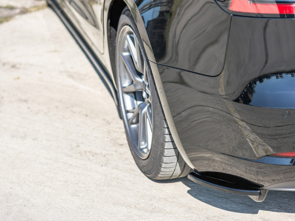 Maxton Design Rear Side Splitters Tesla Model 3 - Carbon Look