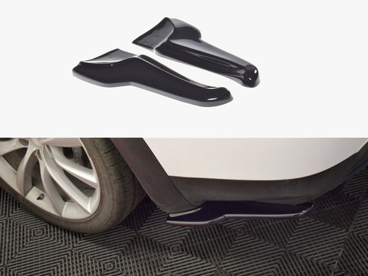 Maxton Design Rear Side Splitters V.2 Tesla Model X (2015-)