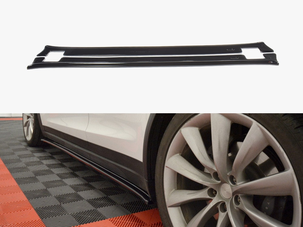 Maxton Design Side Skirts Diffusers V.1 Tesla Model X (2015-)