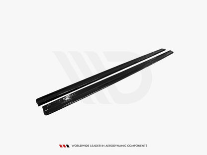 Maxton Design Side Skirts Splitters Bentley Continental GT (2009-12) - Carbon Look