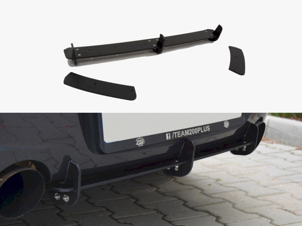 Maxton Design Rear Diffuser & Rear Side Splitters BMW 1 F20/F21 M-Power (Preface)