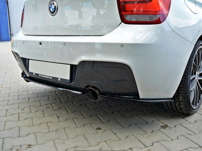 Maxton Design Central Rear Splitter BMW 1 F20 / F21 - Carbon Look