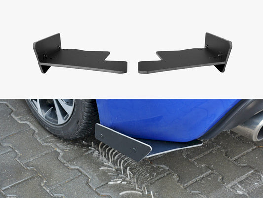 Maxton Design Racing Rear Side Splitters Subaru BRZ Mk1 / Mk1 Facelift