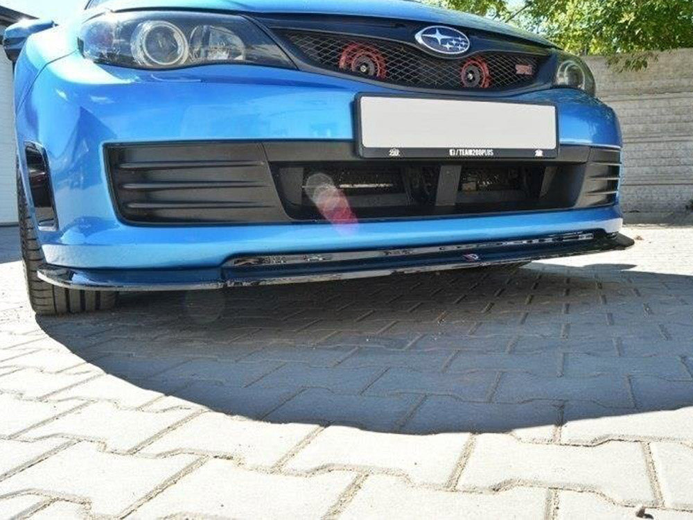 Maxton Design Front Splitter V.2 Subaru Impreza WRX STI (2009-2011) - Textured