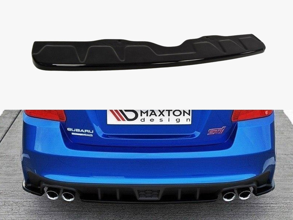 Maxton Design Central Rear Splitter Subaru WRX STI