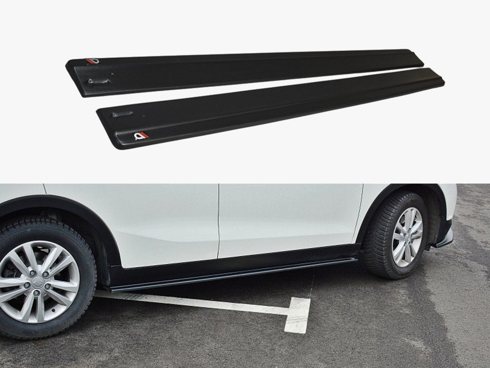 Maxton Design Side Skirts Splitters  Ssangyong Tivoli (2015-2019) - Carbon Look
