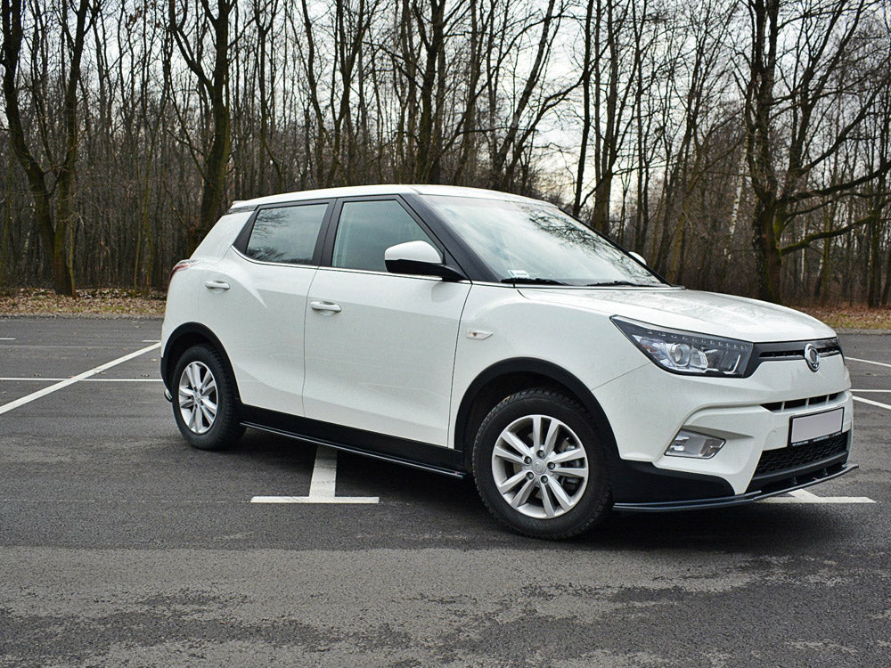 Maxton Design Side Skirts Splitters  Ssangyong Tivoli (2015-2019) - Carbon Look