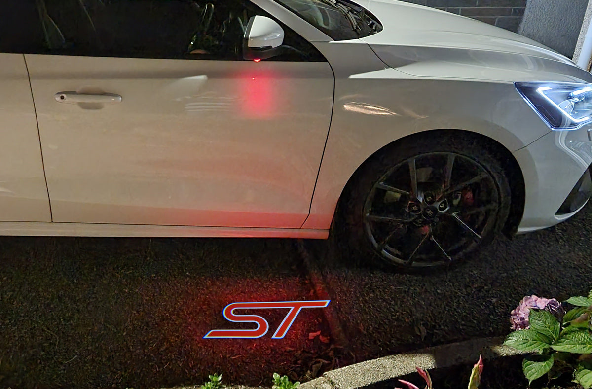 “ST” Emblem Replacement Puddle Unit - MK4 / MK4.5 Focus ST (Multiple Colours)