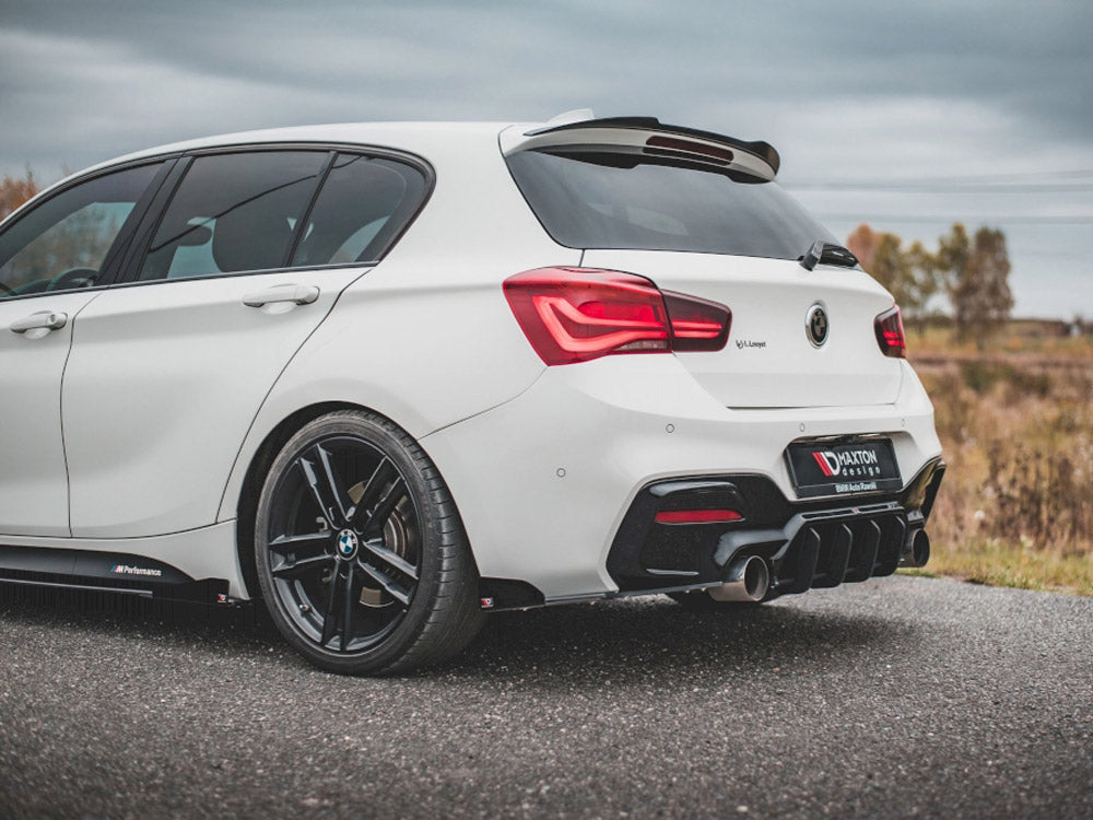 Maxton Design Street PRO Rear Side Splitters V.3 + Flaps BMW 1 F20 M140i