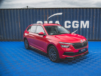 Maxton Design Front Splitter V1 Skoda Kamiq (2019-) - Carbon Look