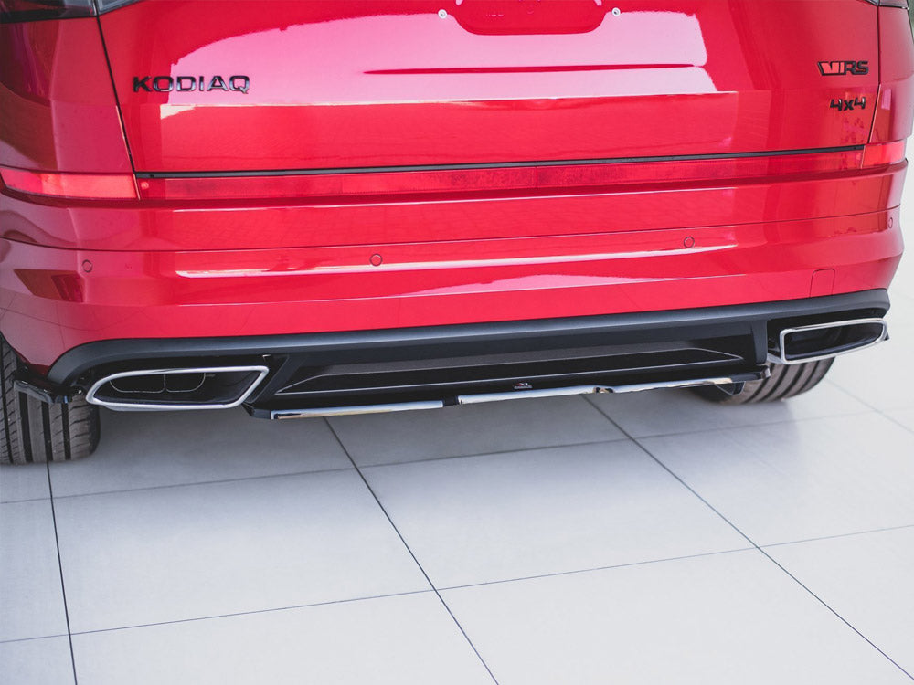 Maxton Design Central Rear Splitter Skoda Kodiaq RS
