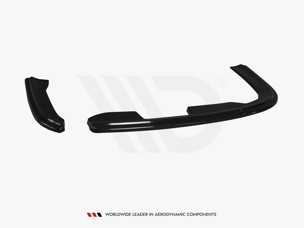 Maxton Design Rear Side Splitters Skoda Octavia Mk2 VRS Estate Facelift - Textured
