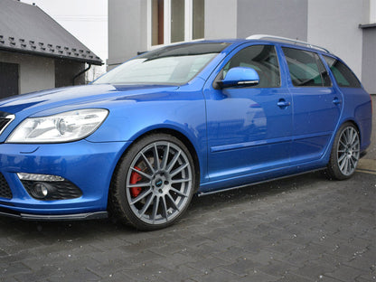 Maxton Design Side Skirts Splitters Skoda Octavia MK2 VRS Facelift  (2008-2013)
