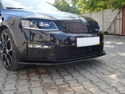 Maxton Design Front Splitter V.1 Skoda Octavia MK3 VRS (2013-2016)