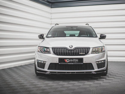 Maxton Design Front Splitter V.3 Skoda Octavia RS MK3 (2013-2016)